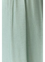 Trendyol Khaki Wide Cut Neck Gathered Detailed Midi Aerobin Woven Dress