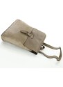 Kožený batoh ve vintage stylu MARCO Kabelky od Hraběnky; béžová