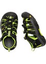 Dětské sandály Keen Newport H2 K Black/Lime Green