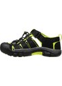 Dětské sandály Keen Newport H2 K Black/Lime Green