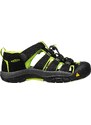 Dětské sandály Keen Newport H2 K Black/Lime Green