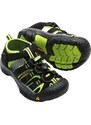 Dětské sandály Keen Newport H2 K Black/Lime Green