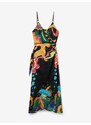 Černé dámské zavinovací plážové šaty Desigual Selva - Dámské