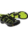 Dětské sandály Keen Newport H2 JR Black/Lime Green