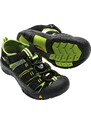 Dětské sandály Keen Newport H2 JR Black/Lime Green