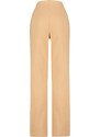 Trendyol Camel Premium Straight Linen Woven Trousers