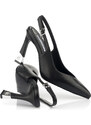 LODIČKY KARL LAGERFELD PREMIERE 90 SLING BACK PUMP