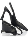 LODIČKY KARL LAGERFELD PREMIERE 90 SLING BACK PUMP