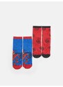 Sinsay - Sada 2 párů ponožek Spider-Man - červená