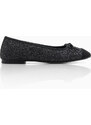 Marjin Women's Bow Ballet Flats Fanbe Black