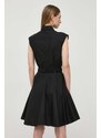 Bavlněné šaty Pinko černá barva, mini, 103111.A1P4