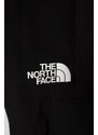 Dětské tepláky The North Face WOVEN CARGO PANT černá barva, hladké