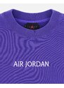 Jordan wmns wordmark fleece crew PURPLE