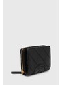 Kožená peněženka Tory Burch černá barva