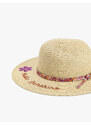 Koton Straw Hat with Stamp-Sequin Detail