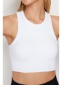 Trendyol White Corded Seamless/Seamless Padded Weightlifting Neck Sports Bra