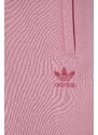 Dětské kraťasy adidas Originals růžová barva, hladké, nastavitelný pas