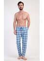 Gazzaz Pánské pyžamové kalhoty Hugo - modrošedá