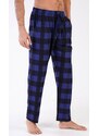 Gazzaz Pánské pyžamové kalhoty John - modrá
