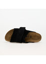 Dámské pantofle Birkenstock Kyoto Nubuck/Suede Leather Black