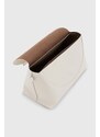 Kožená kabelka AllSaints Celeste béžová barva