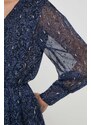 Šaty Pepe Jeans Camille tmavomodrá barva, mini