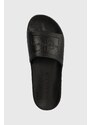 Pantofle Calvin Klein Jeans SLIDE MONOGRAM DEBOSSED EVA pánské, černá barva, YM0YM00060
