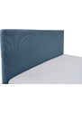 Modrá manšestrová postel Meise Möbel Cool 90 x 200 cm