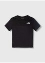 Dětské tričko The North Face NEVER STOP TEE černá barva, s potiskem