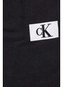 Společenské bavlněné šortky Calvin Klein Underwear černá barva