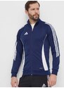 Tréninková mikina adidas Performance Tiro 24 tmavomodrá barva, s aplikací, IR7498