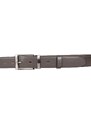 Penny Belts Pánský kožený opasek 235-020-3 šedý