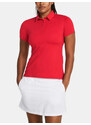 Under Armour Tričko UA Ws T2G Polo LB-RED - Dámské