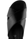 Caprice pánské kožené pantofle černé 9-17100-42
