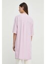 Šaty Marc O'Polo růžová barva, mini, oversize