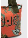 Bavlněná kabelka Liu Jo oranžová barva