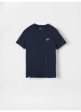 Sinsay - Tričko s krátkými rukávy a potiskem - námořnická modrá