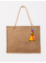 Shelvt Large beige shopping bag