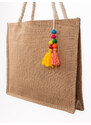 Shelvt Large beige shopping bag