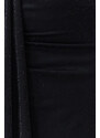 Trendyol Black Shiny Knitted Long Evening Evening Dress