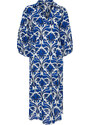 Trendyol Ethnic Pattern Wide Fit Midi Woven 100% Cotton Beach Dress