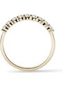 Prsten s diamanty ve žlutém zlatě KLENOTA K0085013
