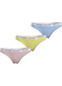 Dámská balení 3 PACK THONG (EXT SIZES) UW0UW048940VQ - Tommy Hilfiger