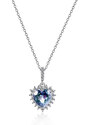 Royal Exklusive Royal Fashion stříbrný pozlacený náhrdelník Alexandrit DGPS0038-WG