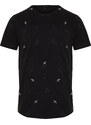 Trendyol Black Regular/Regular Cut Patterned T-Shirt