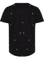 Trendyol Black Regular/Regular Cut Patterned T-Shirt