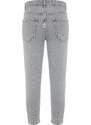 Trendyol Gray Boyfriend Stretchy Fabric Jeans Denim Trousers