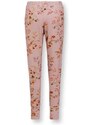 Pip Studio Bobien dlouhé kalhoty Kawai Flower Light Pink, růžové