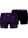 Puma MEN PRINTED BOXER 2P purple