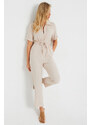 Cool & Sexy Women's Jumpsuit Vanilla Q985